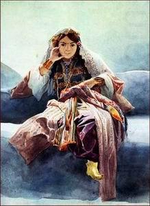 Arab or Arabic people and life. Orientalism oil paintings  305, unknow artist